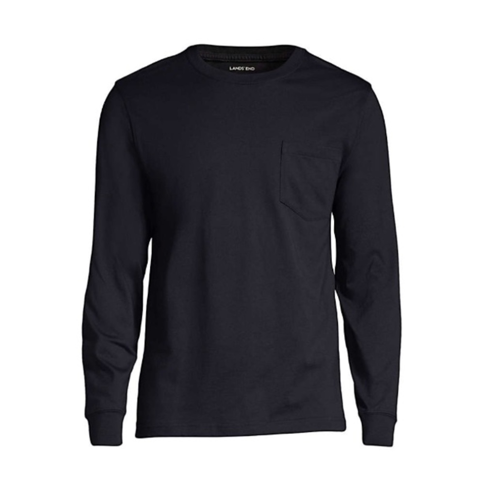 NWT Lands End | Men's Tall T-Shirt with Pocket - Picture 2 of 5